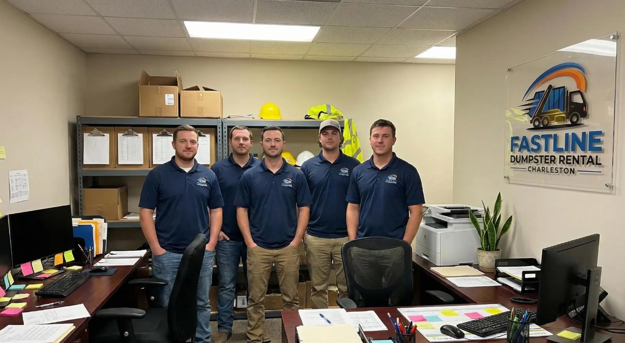 Fastline Dumpster Rental Charleston team